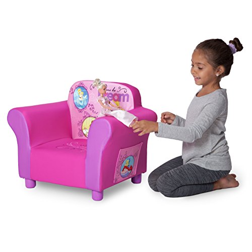 Delta Children Upholstered Chair, Disney Princess - Thumbnail 2