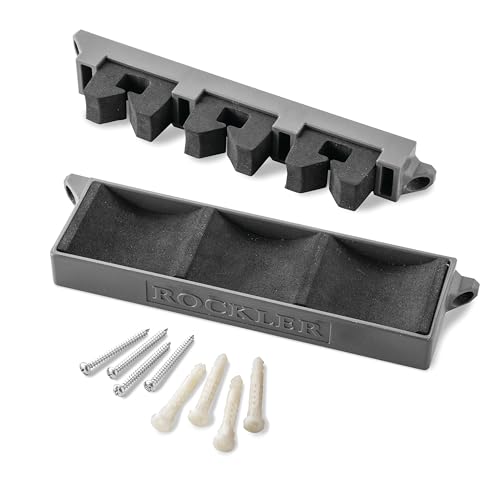 Rockler Carbide Turning Tool Holder – Durable ABS Tools Rack for Secure Storage – Easy Access Woodworking Accessories w/Foam Clip Design – Expandable Lathe Tool Holder for Organized Workflow