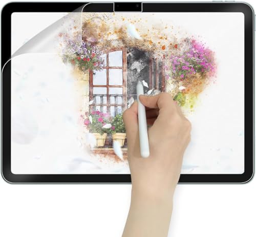 Image of Mizi (2Pack Paperfeel Screen Protector for iPad Air 11 M2 2024 (6th generation), Case Friendly Scratch Resistant HD Clarity, Apple Pencil Pro & Face ID Compatible