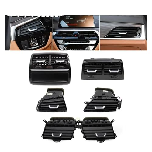 Rejilla de ventilación de CA para BMW Serie 5 G30 G31 2017-2020 delantera y trasera LHD 2