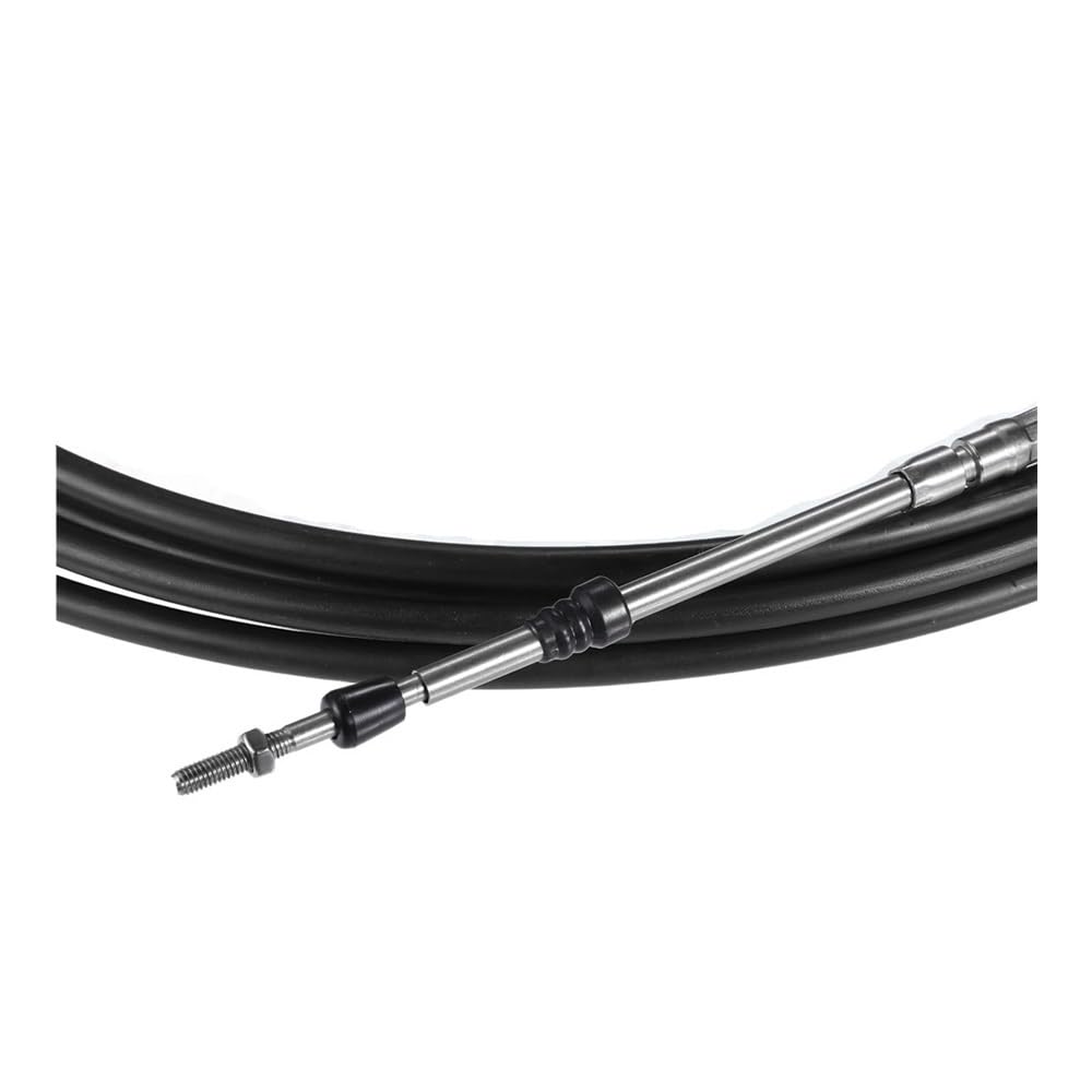 strony 2 sztuk 20ft 24ft Mari typ 3300/33C zmiany biegów przepustnicy skrzynka zdalnego sterowania kabel z Clevis pasuje do silnika zaburtowego YA(2pcs 20ft Black)