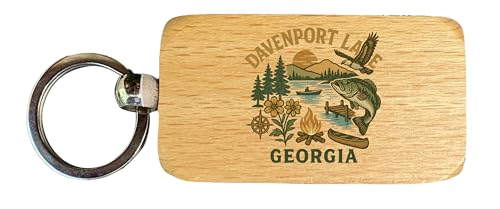 R and R Imports Davenport Lake Georgia Keepsakes Souvenir 2.5x1-Inch