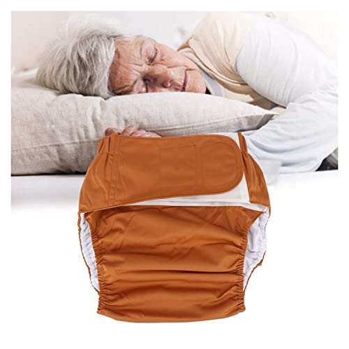 DYSS Pañal de Tela for Adultos, Ropa Interior Libre de pernoctos Lavable, Ropa Interior de Bolsillo de Ancianos Reutilizables for Mujeres, Hombres, Personas Mayores, Pacientes 2115