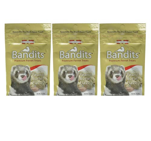 Marshall Bandits Premium Ferret Treats – Peanut Butter Flavor –