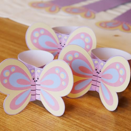 Image of Party Propz Butterfly Decoration Items -18Pcs Butterfly Gift Box, Wrist Band For Kids | Butterfly Theme Birthday Decoration | Butterfly Theme Return Gifts For Kids | Return Gift Bags For Kids Birthday
