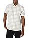 Produktbild Goodthreads Herren Kurzarm-Hemd aus Stretch-Popeline mit normaler Passform, Elfenbein, Karo, M