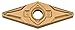 KYOCERA VNMG333PP CA510 Turning Insert for Steel, CA510 Grade, Carbide, PP Chip Breaker, VNMG, 0.047" Corner Radius, Neutral, 0.3750" IC, TiCN/Al2O3/TiN