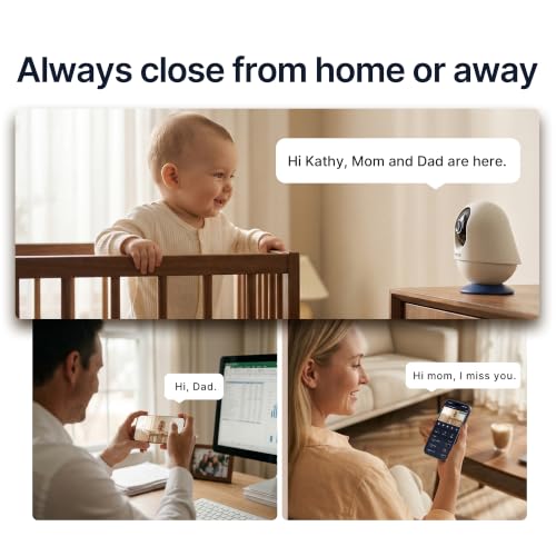 Image of Monai Pro 4K Smart WiFi Baby Monitor with Camera and Audio, Mount, AI App