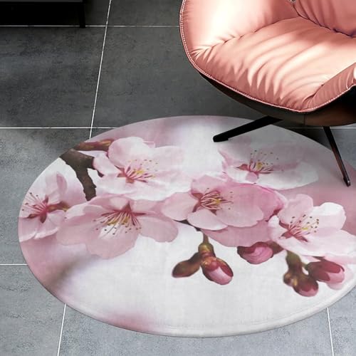 Tapis de sol rond antidérapant chambre salon absorbant