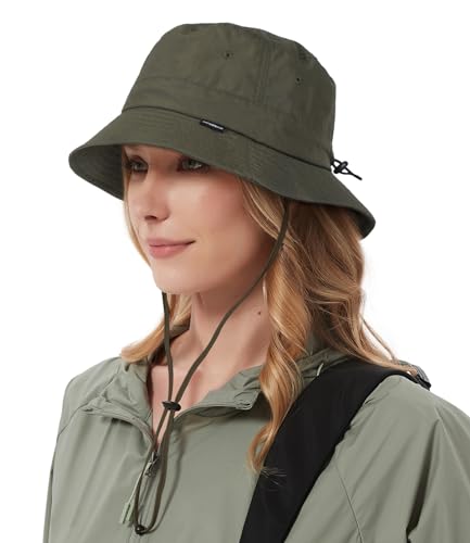 Creekstone Chapeau bob imperméable pour Homme et Femme - Protection UV - UPF50 - Chapeau d'été Pliable - pour la randonnée, la pêche (FR/ES,...
