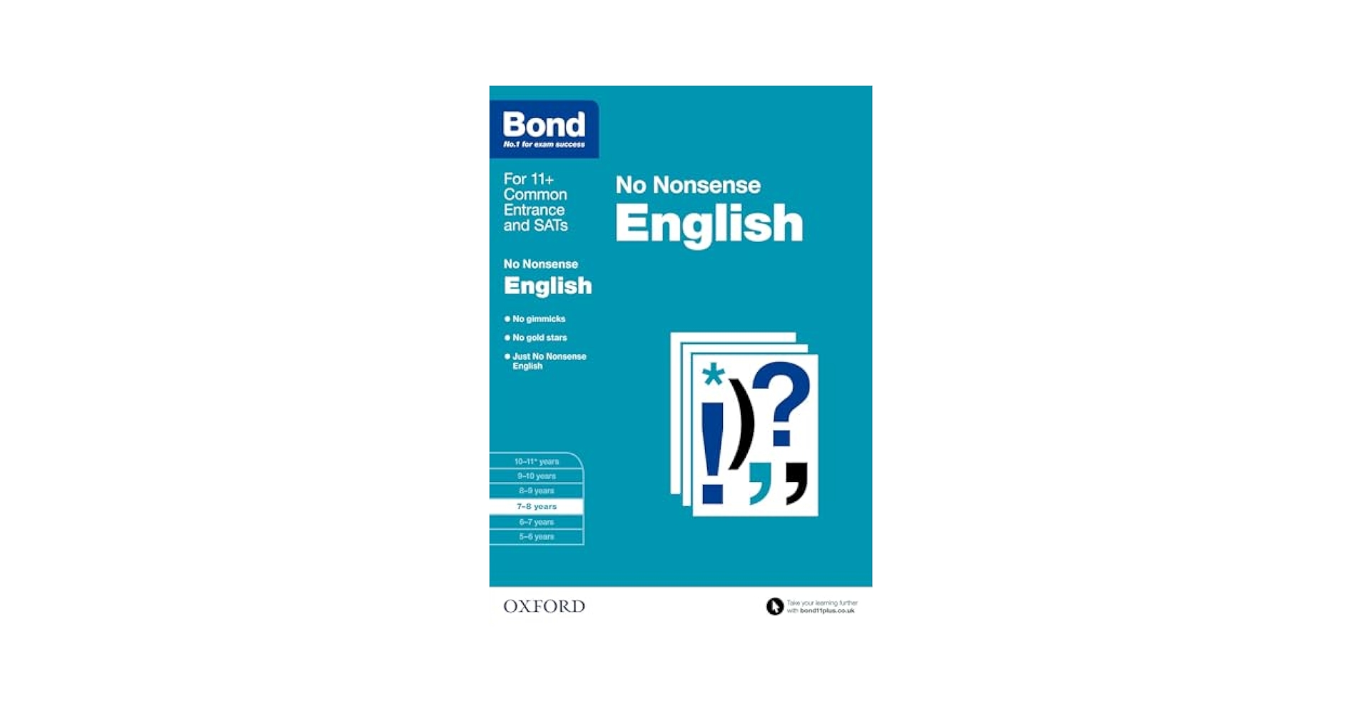 Bond 11+: English: No Nonsense: 7-8 years: Bond 11+: