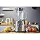 Krups KB403D Perfectmix + Hochleistungsstandmixer, 1.200W, 28.000 UpM, 2L Glasbehälter, 3 voreingestellte Programme, Powelix- Technologie, Edelstahl/Dunkelgrau