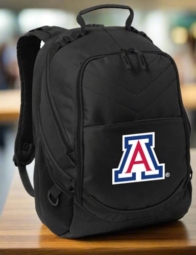 Image of Broad Bay Arizona Wildcats Backpack | Official University of Arizona Logo, Padded Laptop Computer Section, Premium 600 Denier Nylon Fabric