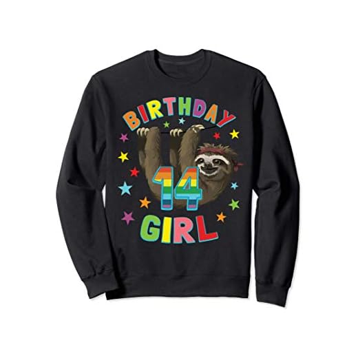 Chica 14 cumpleaños 14 años Regalo de fiesta - Pereza Sudadera