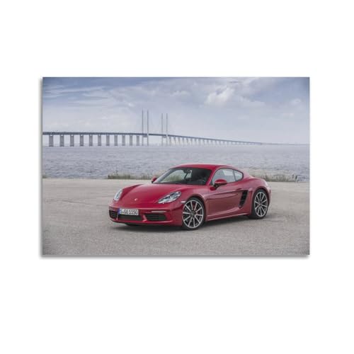 Toile voiture de course 718 pour déco de chambre moderne