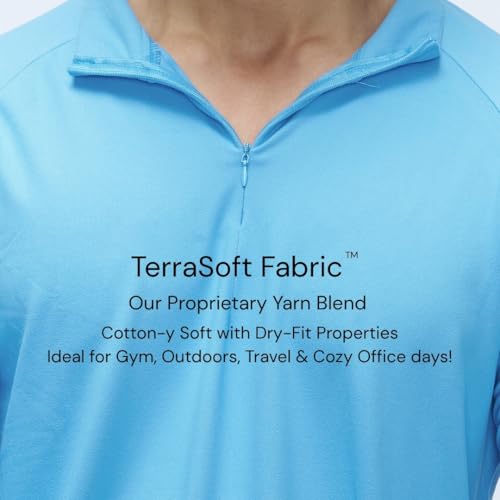 Image of Men's Cuddle Tee | TerraSoft Ultra Soft, Sweat-Wicking & Odour-Proof T-Shirt for Gym, Walks, Runs & Everyday Wear | Performance Tee with Cotton-Like Comfort