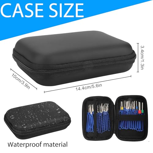 41 Stuks Pin Extractor Tool Wire Connector, Terminal Verwijderen Gereedschapsset, Ontgrendelingsgereedschap, Elektrische Draad Connector Pin Verwijdering Tool Kit, Met Doos(Blauw) - Afbeelding 5