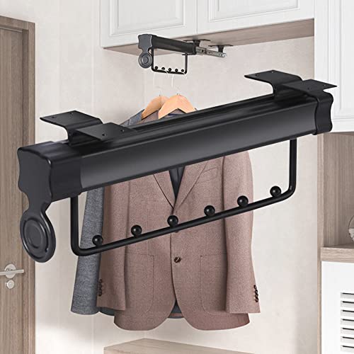Rail de garde-robe coulissant LWX penderie rétractable placard