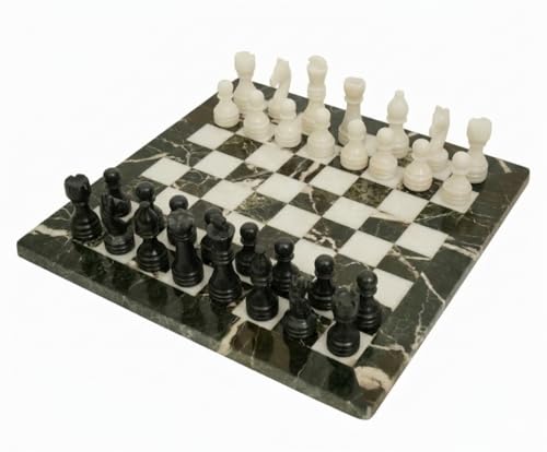 Set de Ajedrez de Mármol con Tablero y Caja de Almacenaje miniatura 1