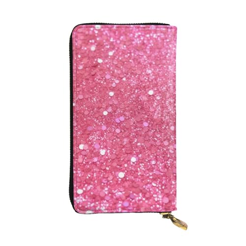 Sparkling Glitter Wallet For Women Men Clutch Rfid Blocking Leather Wallets Large Capacity Purse Credit Card Holder Money Case With Zipper Phone Holder Long Travel Purse