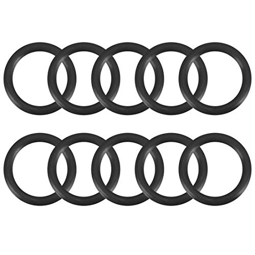 sourcing map 10 Stück O Ring Dichtung 14 mm x 18 mm x 2 mm Metrische Nitrilkautschuk Dichtungsringe Gummidichtungen für Sahnespender Pumpe Schnellkupplung Umfülladapter