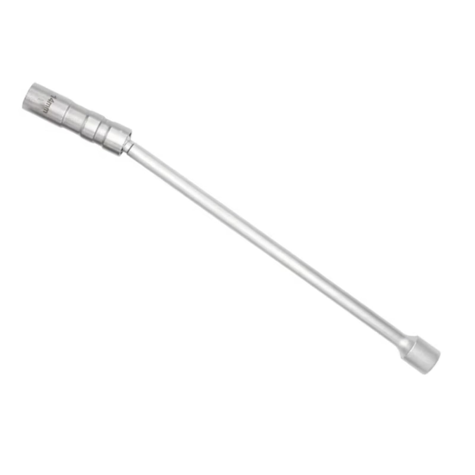 Zündkerzenschlüssel, Zündkerzenausbauwerkzeug, Schraubenschlüssel mit Magnethülse, 3/8-Zoll, 12-Punkt-Drehgelenk, Kerzenschlüssel, Magnet, Zündkerzen 14 mm, 16 mm (14 mm)