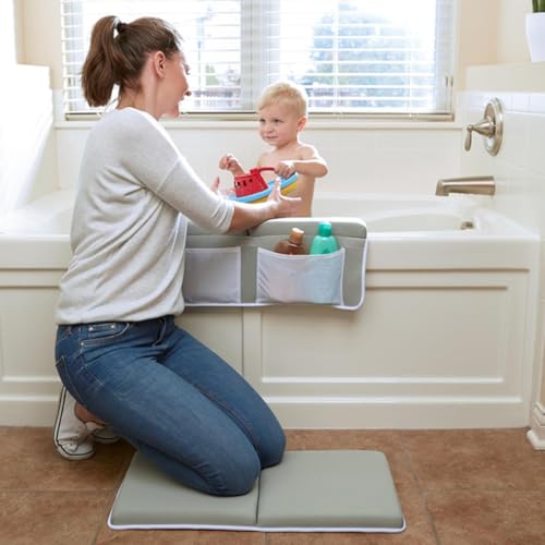 Alfombra antideslizante para baño Levemolo con cojín plegable de neopreno y ventosas para ducha 5