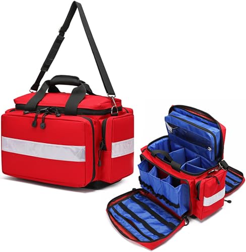 JuanNest Botiquines De Primeros Auxilios para La Hogar Y El Trabajo Vacío,Medic's Bolsa Deportiva Sanitaria,Elite Bags,Bolsa Bombero Transporte EPI, Bolsa para Equipo De Protección Individual B