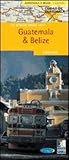 mapa guatemala con nombres  A Rough Guide Map Guatemala & Belize [Idioma Inglés] (Rough Guide Country and Regional Maps)