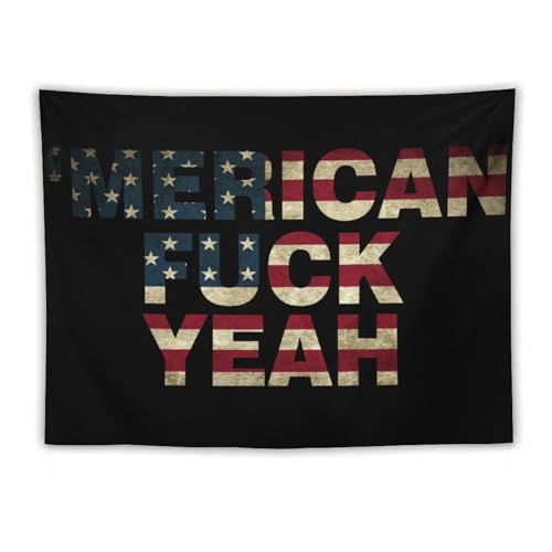 Tapiz estético vintage de Fck Yeah, la decoración de pared perfecta para salones y fiestas