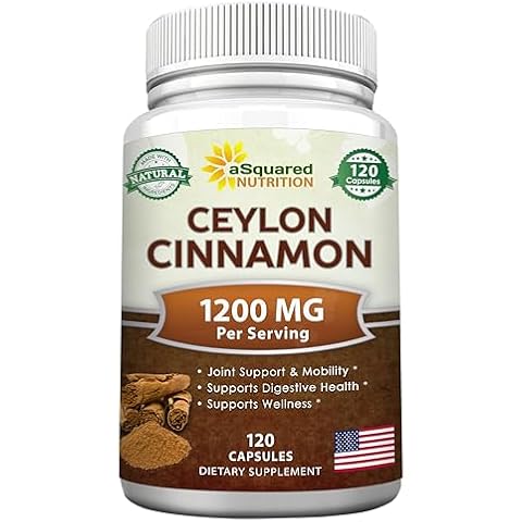 Natural Ceylon Cinnamon 1200mg - 120 Capsules Cover