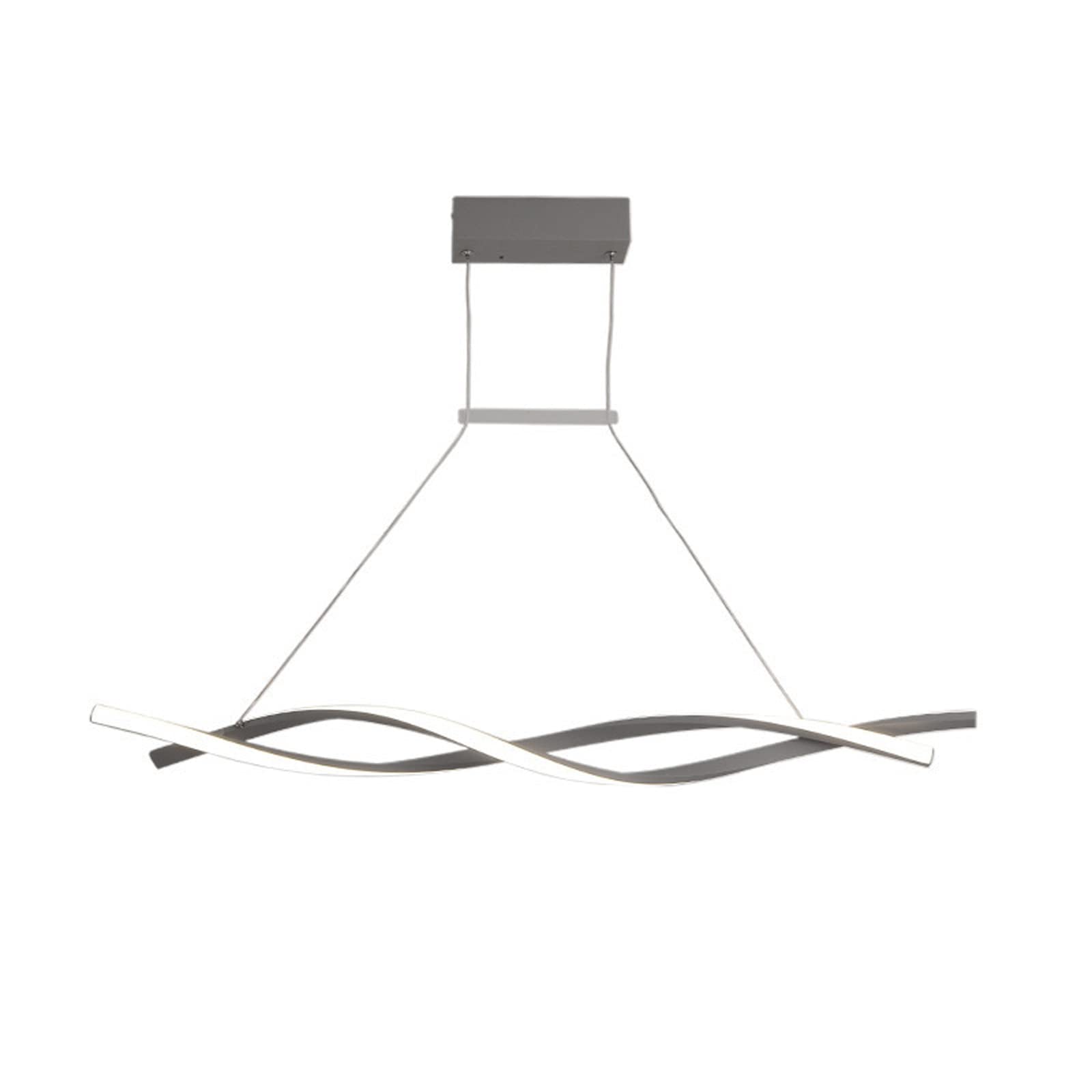 Lustre de table à manger style nordique en bandes lumineuses pour des repas conviviaux