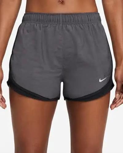 Nike HU-XI-132 Tempo Women'S Brief-Lined Running Shorts Medium Size (Size 8-10) Black Heather/Black/Black/Wolf Grey thumb #2