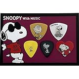 Teeda SNOOPY with MUSIC SNPLMPICKSET ギターピック5枚セット