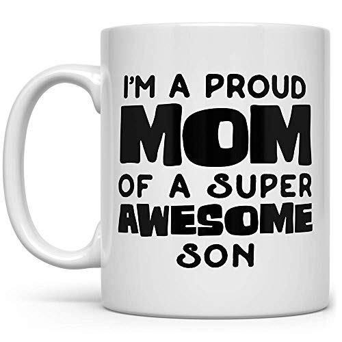 Taza Orgullosa Mamá de un Hijo Increíble 11oz miniatura 1