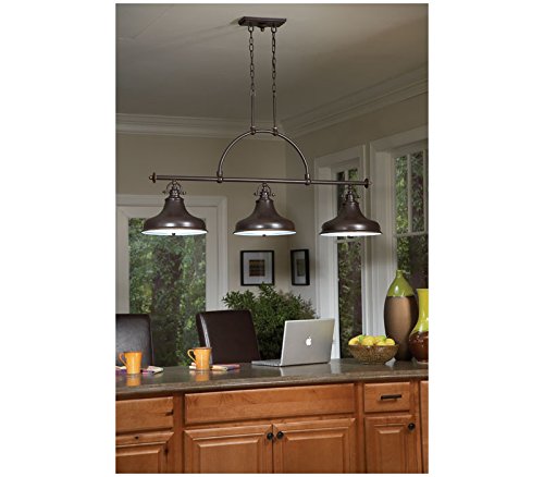 Quoizel Er1814Pn Emery Vintage Pendant Lighting, 1-Light, 100 Watts, Palladian Bronze (12" H X 14" W) #TOP1