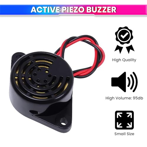 Image of amiciSolar Active Piezo Buzzer for DALY BMS, 95db Electronic Buzzer Alarm DC 3-24V