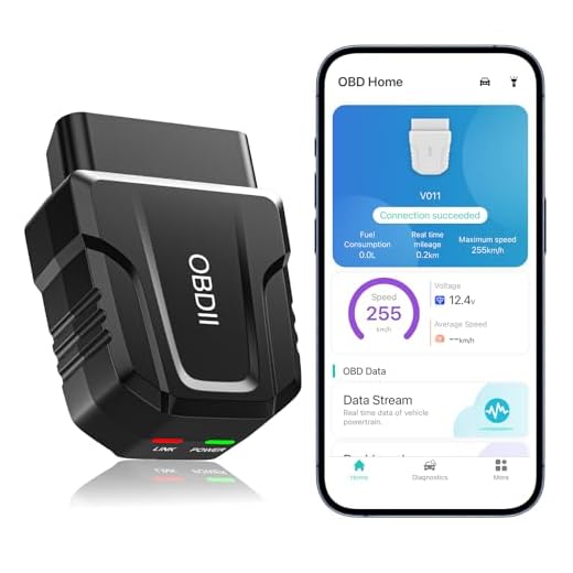 OBD2 Scanner Reader Bluetooth Wireless Auto Diagnostic Scan Tool for iOS & Android for Performance Test Bluetooth 5.4 Car Check Engine Car Code Reader, Clear Error Code Live Data Reset Exclusive APP