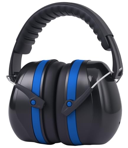 JITIFAZH Gehörschutz für Erwachsene, Faltbar, SNR 34dB, Geräuschstündungskopfhörer für Erwachsene/Kinder, Lärmschutz Kopfhörer für Baustelle Gartenarbeit schießsport...