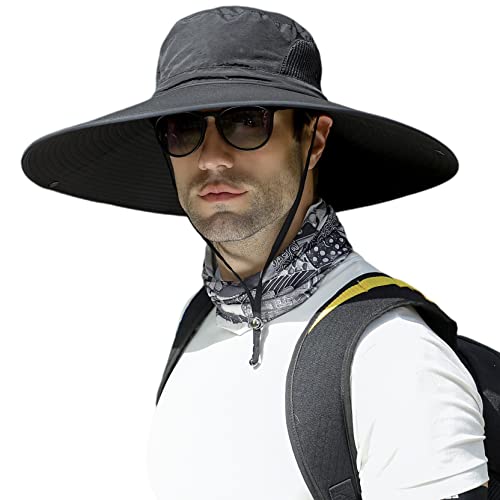 6" Wide Brim Sun Protection Hat Outdoor Unisex Bucket Hats For Hiking Beach Fishing Safari Garden Lawn Yard Work Kayaking #TOP13