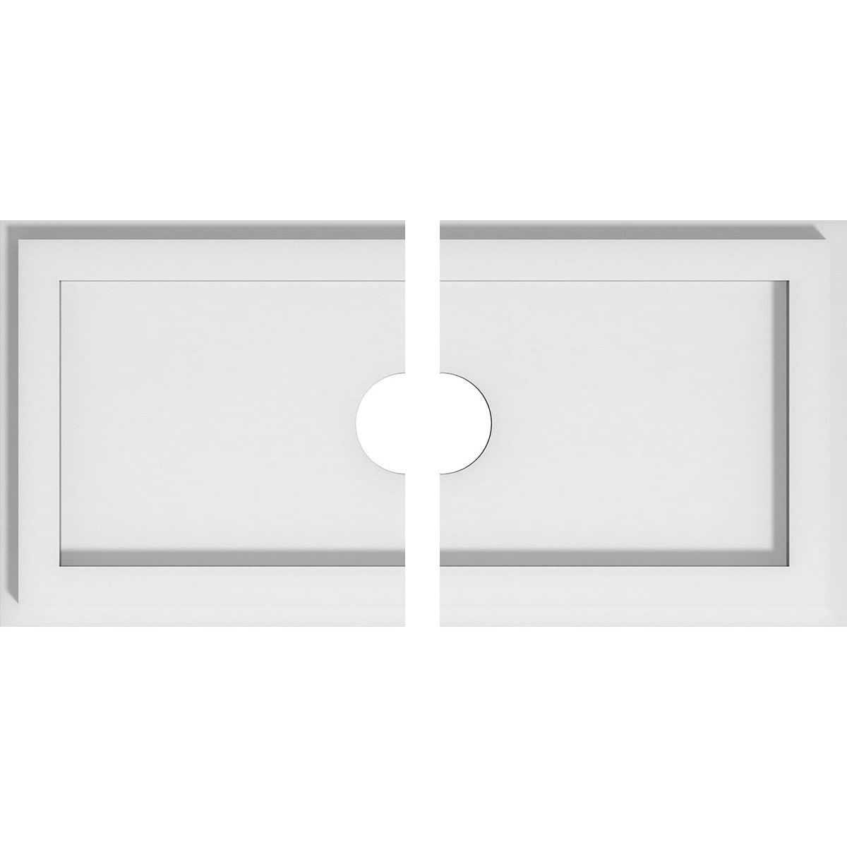 Médaillon de plafond moulure haut de gamme Ekena 16"W CMP10LA