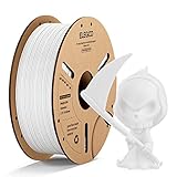 AKZIM Filamento PLA 1.75mm para Impresión 3D, Precisión Dimensional +/- 0.02 mm, Compatible con Impresora FDM, 1KG/Carrete, Blanco