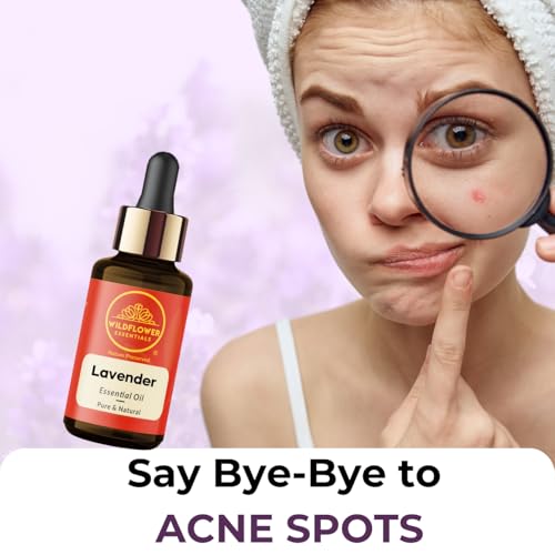 Image of 100% Pure & Natural Lavender Essential Oil for Skin Hair Body Sleep Diffuser Undiluted 15ml