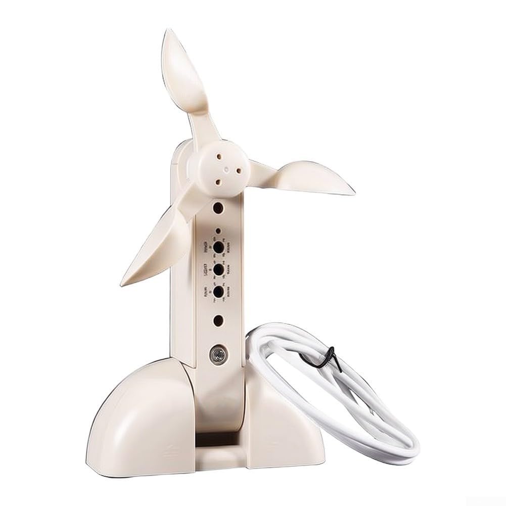 Capteur de pluie de lumière du vent filaire pour ouvre-fenêtre Fermeture automatique Sonde météo Système d'accessoires Smart Home Blanc