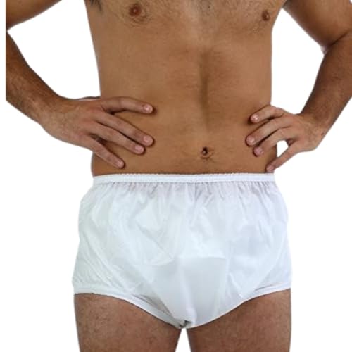 Image of Adult Pull-On Pants Waterproof Incontinence Brief- Unisex-Soft,NoiselessISwim BriefIBedwetting BriefIOverpants(Xxl)