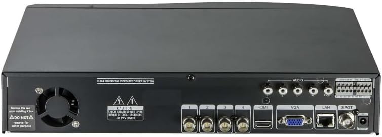 Eyemax Magic Viewer Magic Series 4CH HD-SDI DVR System, Supports HD-SDI 720P, 1080P, 1080i 30/60FPS XVST-MAGIC-04 (0, TB)