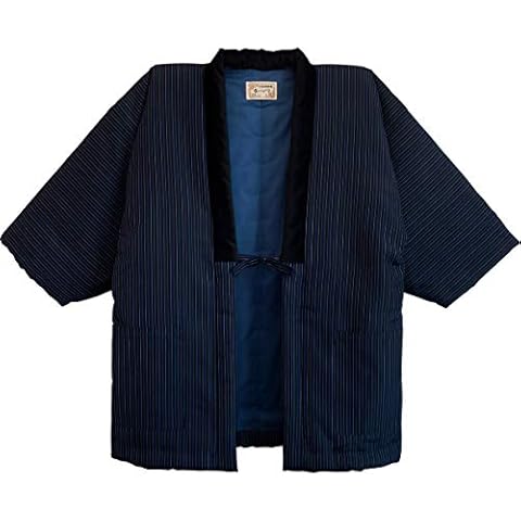 HANTEN (Cotton jacket made in Japan Kimono-style)*Import*Japanese clothes size Men's (Medium, 138) Cover