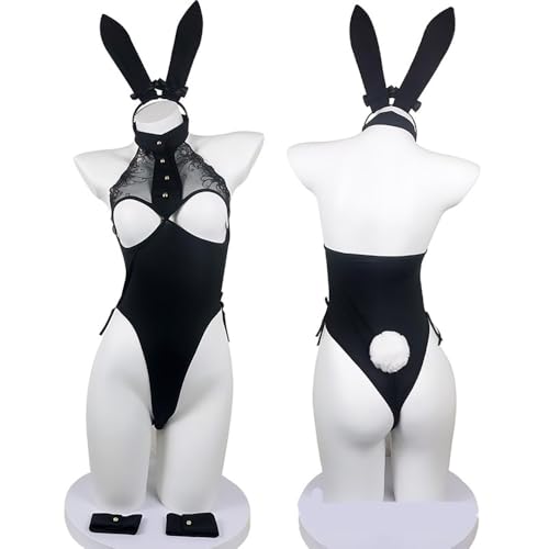 [シダーエイト] 逆バニー レディース バニーガール コスプレ セクシー ハイレグ バニー コスチューム - 画像1