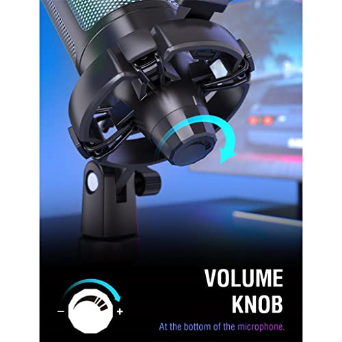 Microphone USB de jeu pour config de streaming sur ordinateur portable - 5