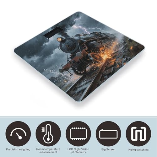 Báscula Digital de Baño Steam Train con Pantalla LED miniatura 3